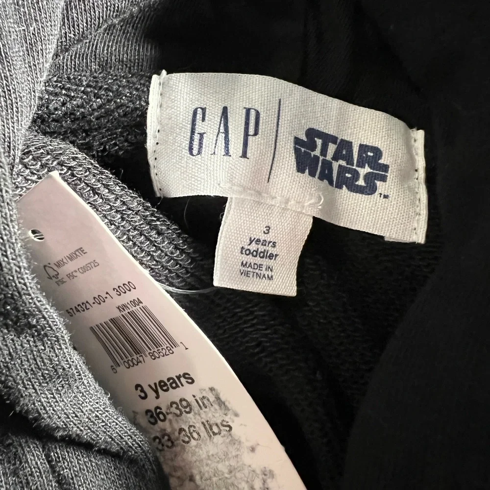 NWT Gap Star Wars‎ Zip Up Hoodie Sweater- 3